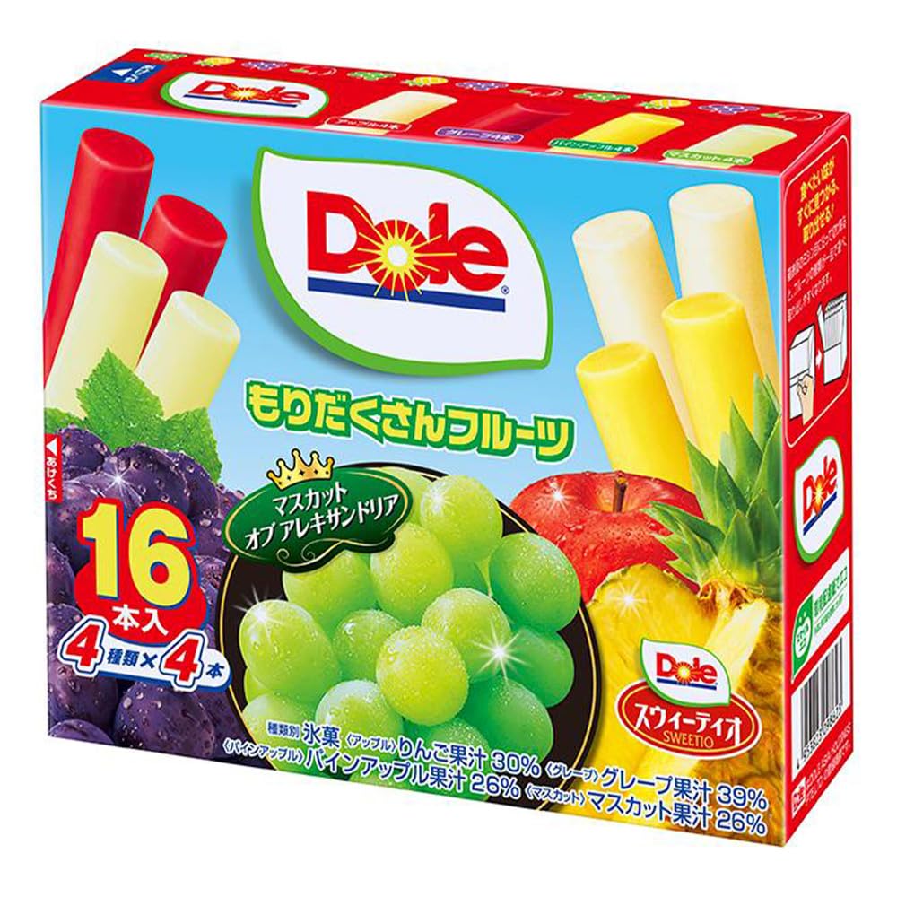 Amazon.co.jp: ロッテ Doleもりだくさんフルーツ 25ml×16本×8袋 : 食品